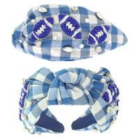 GAMEDAY FOOTBALL TOP KNOTTED HEADBAND
